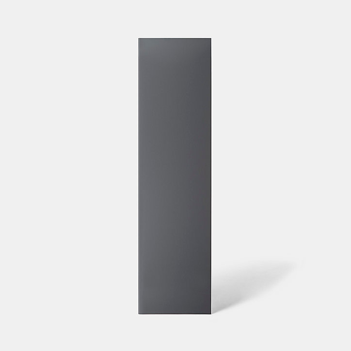 Joue de finition pour colonne XL électroménager Goodhome Stevia et Garcinia Gris anthracite H. 240 cm x l. 61 cm x Ep. 18 mm