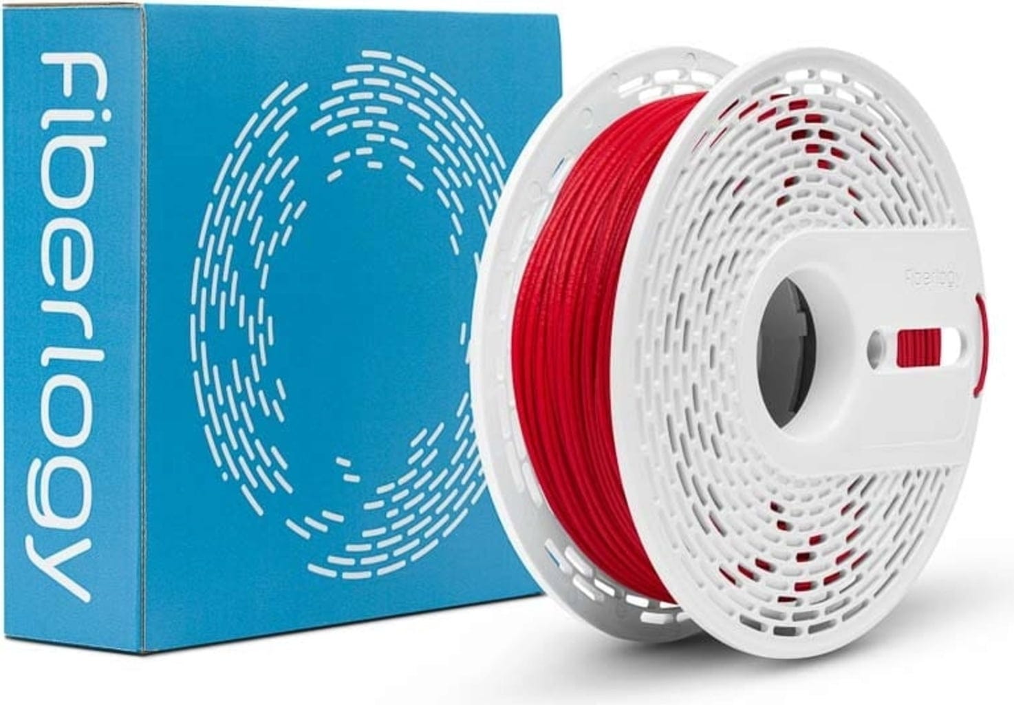 Fiberlogy  Nylon PA12+GF15 Red, 1,75 mm / 500 g    Nylon Filament mit der Zugabe von Glasfasern in Rot