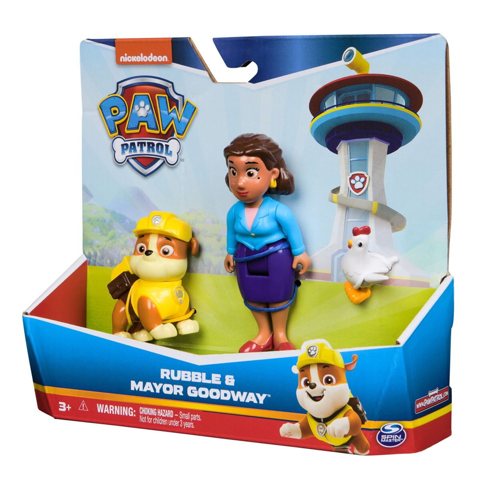 PAW Patrol Hero Pup Borgmester Godglad & Rubble