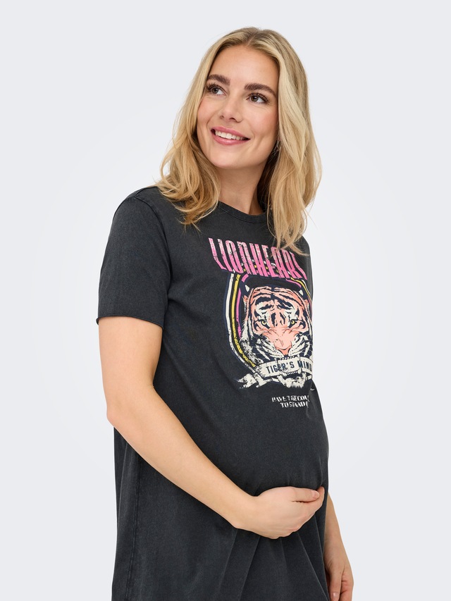 ONLY MATERNITY Shirtkleid »OLMLUCY S/S ANIMAL DRESS JRS« Sommerkleid