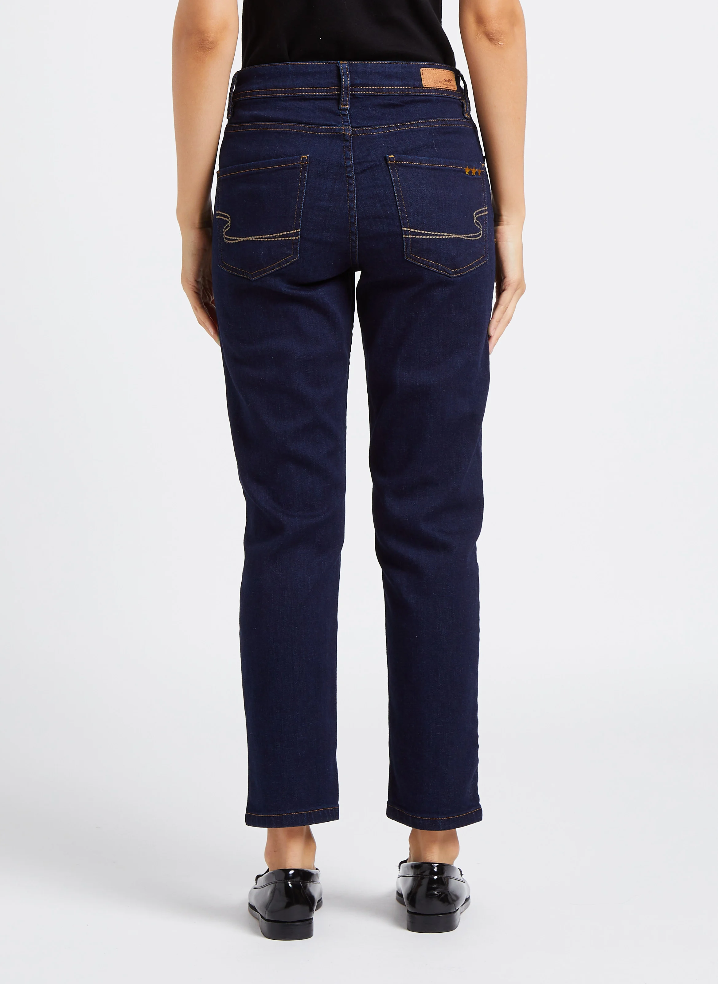BEN - Jean slim taille haute | Bleu
