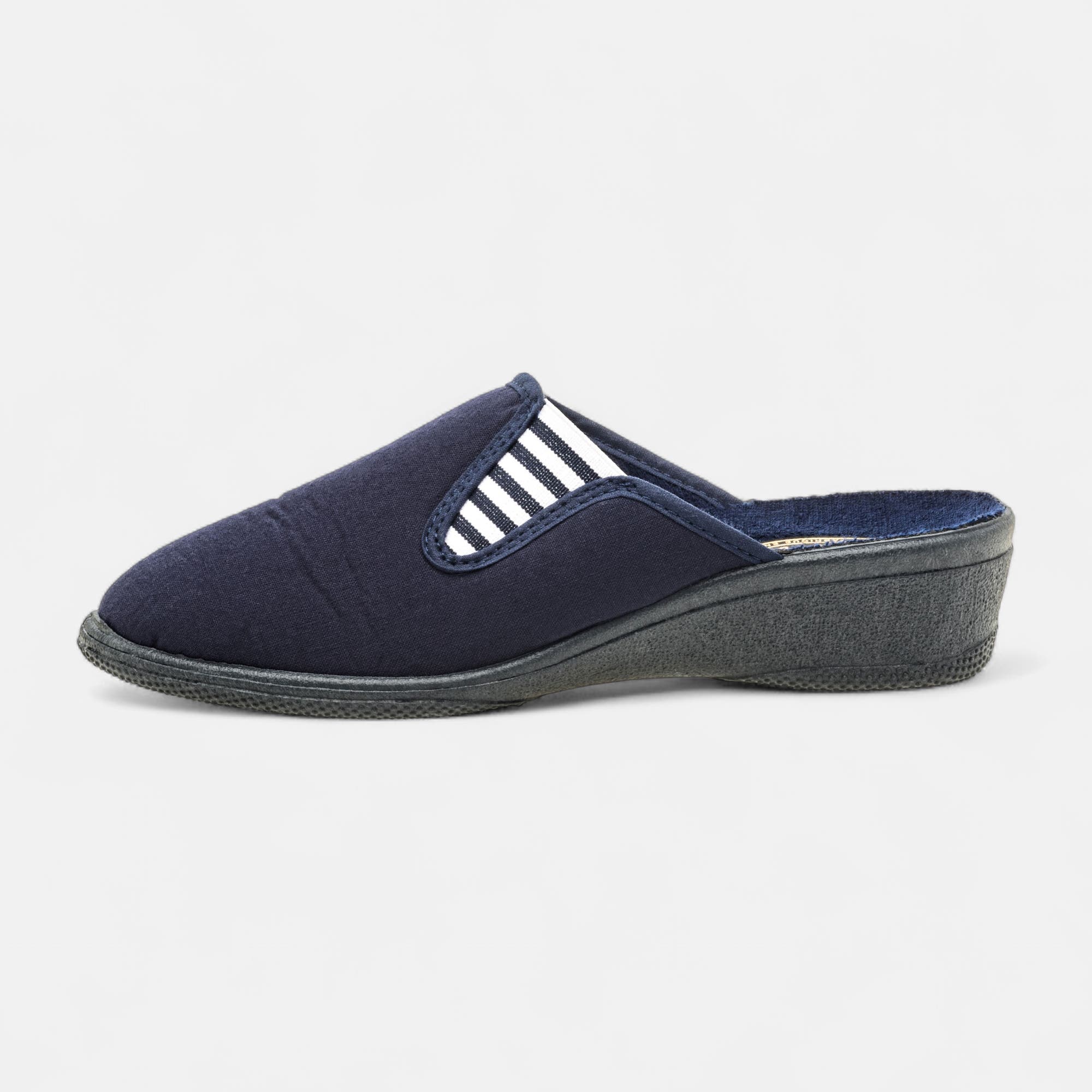 Pantoufles sabots Femme bleu marine
