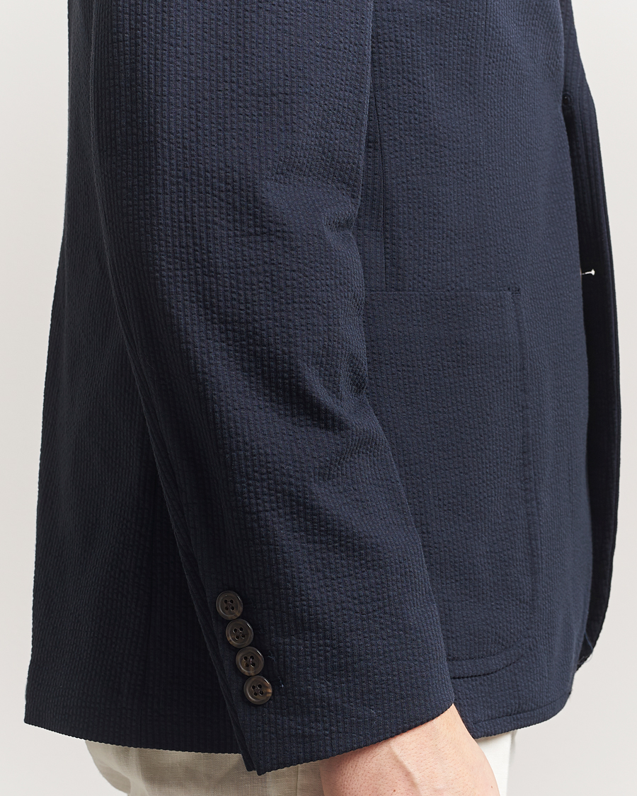 Polo Ralph Lauren Single Breasted Seersucker Sportcoat Navy