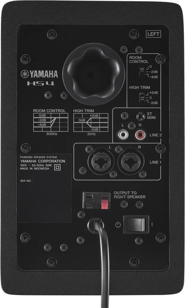 Yamaha HS4 Noir (la paire) Enceintes de monitoring
