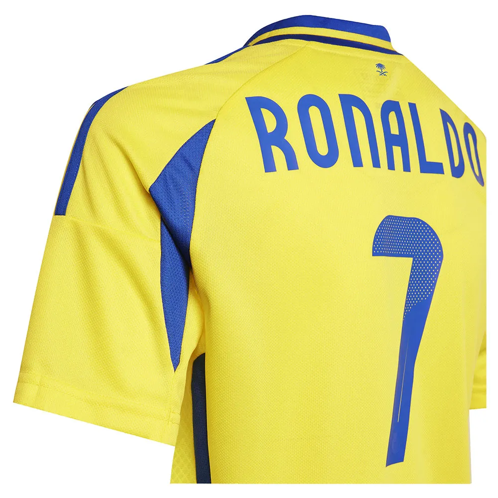 adidas Al Nassr FC 24/25 Ronaldo Heim Junior-Kurzarm-T-Shirt