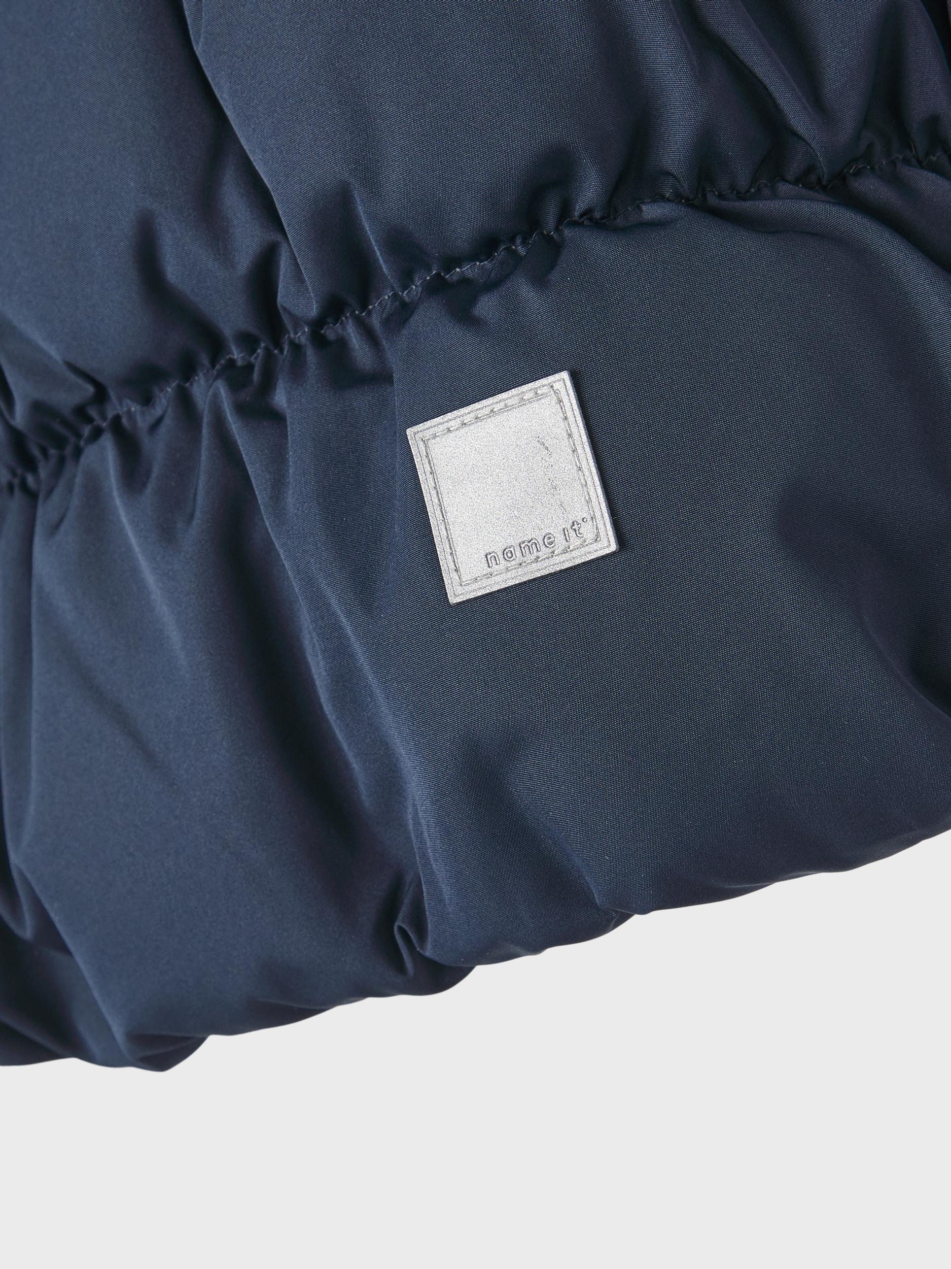 Daunen-Winterjacke NMFMETTY mit Kunstfell in dark sapphire