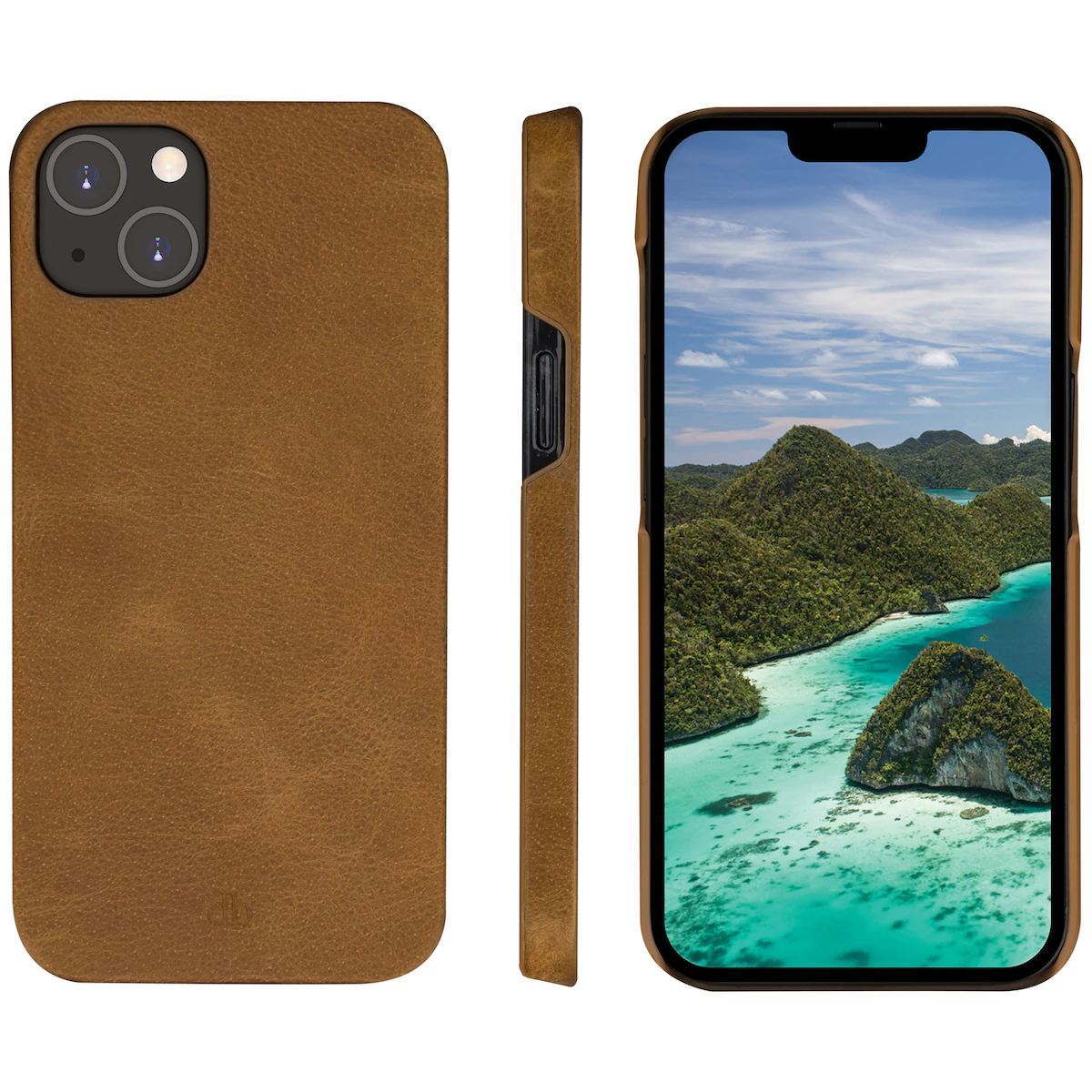 dbramante1928 Lynge iPhone 14 Plus lommebokdeksel (brun)