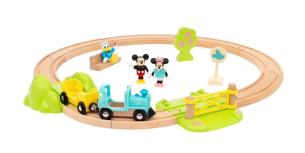 BRIO Spiel Micky Maus Eisenbahn-Set