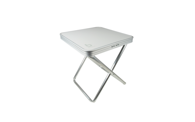 Bo-Camp Hocker mit Tischplattenaufsatz Grau