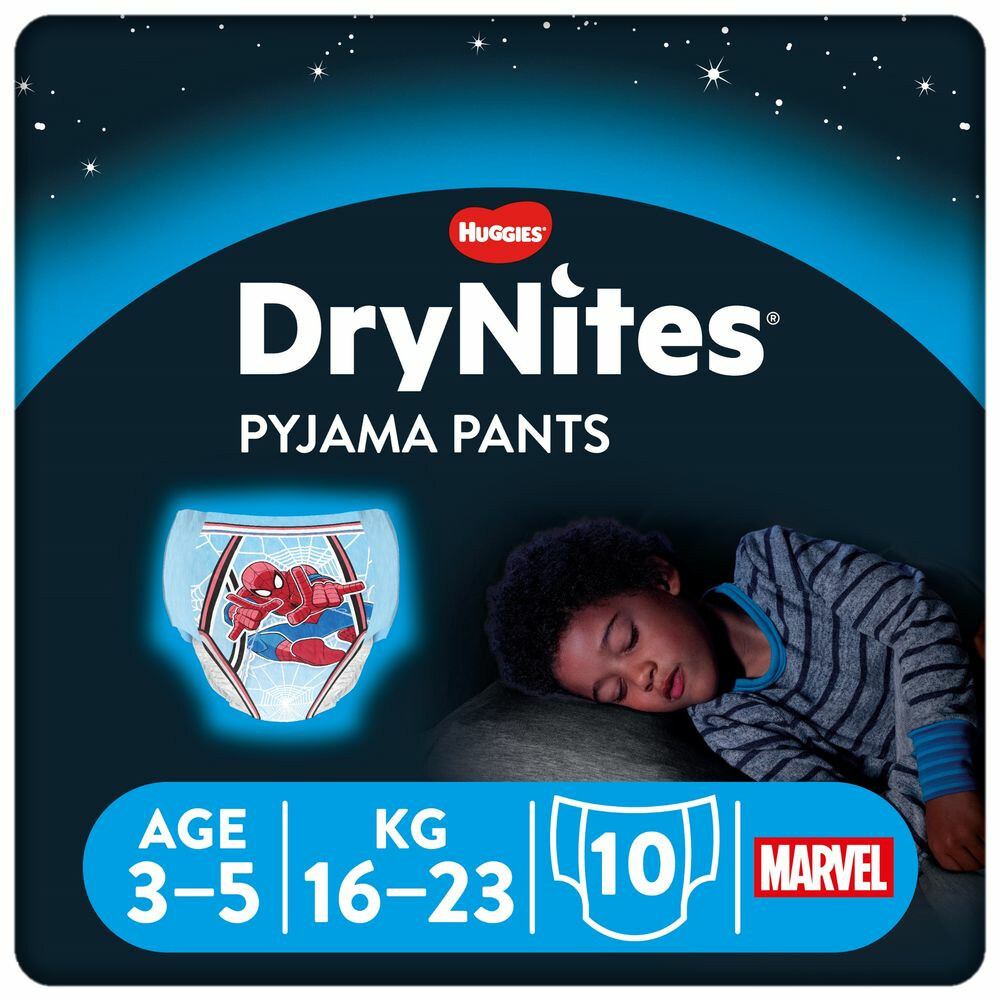 DryNites Absorberende Luierbroekjes Boy 3-5 jaar10 stuks