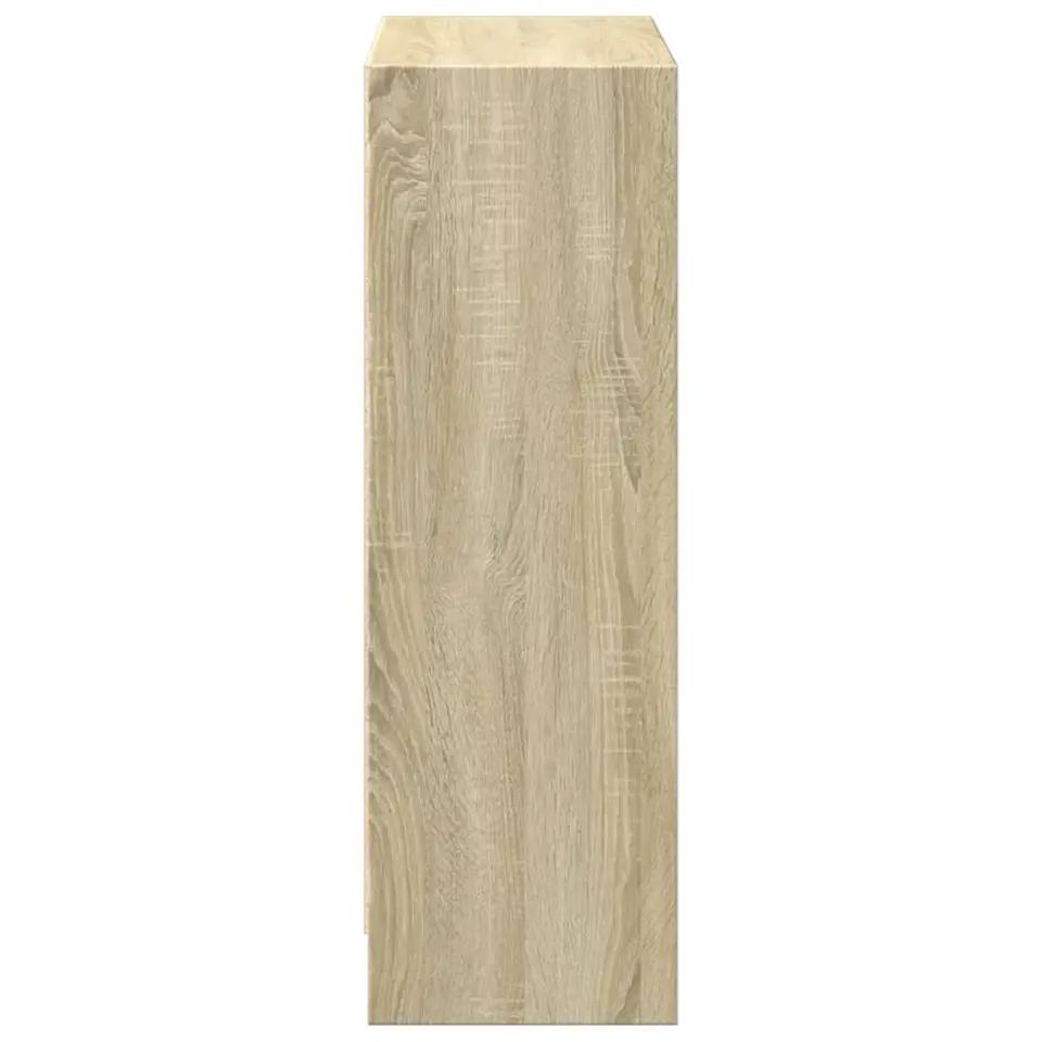 vidaXL - Boekenkast - Bruin - Bewerkt hout