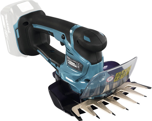 Makita DUM604ZX accu-grasschaar met struikschaarmes en opvangbak (accu en lader niet inbegrepen), 18V
