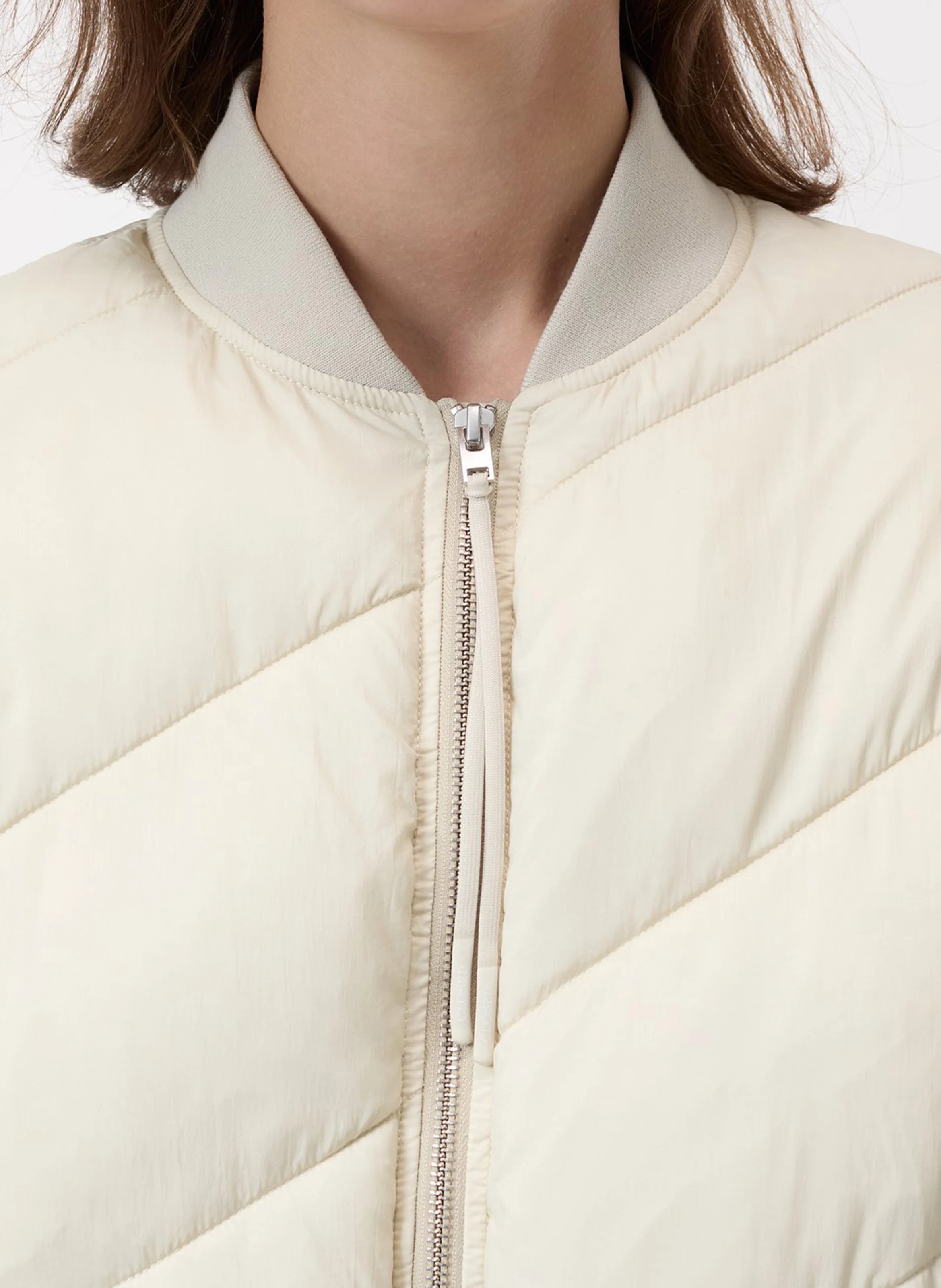 Blouson oversize matelassé | Beige