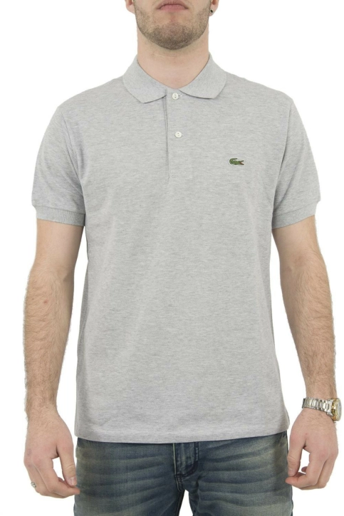 Polos lacoste l1264 cca cca argent chiné