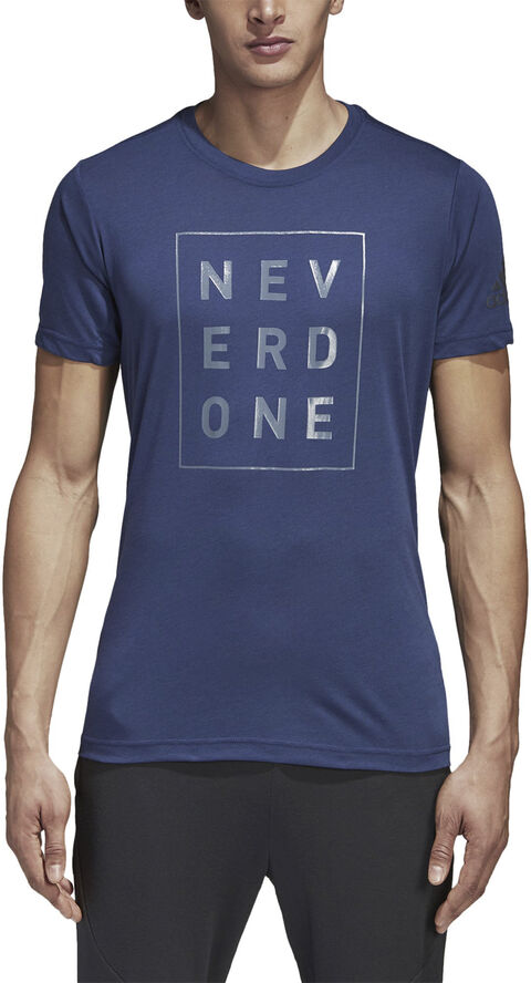 adidas Never Done T-shirt Blå
