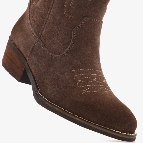 TwoDay suede meisjes western laarzen