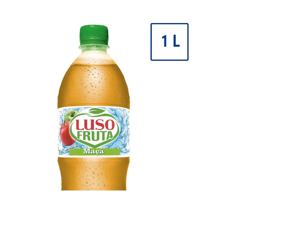 BEBIDA LUSO FRUTA MAÇÃ 1L