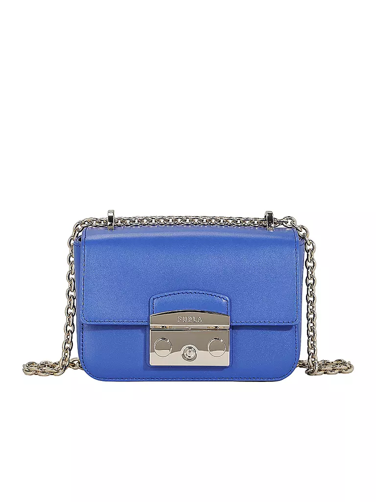 FURLA Ledertasche - Mini Bag METROPOLIS blau