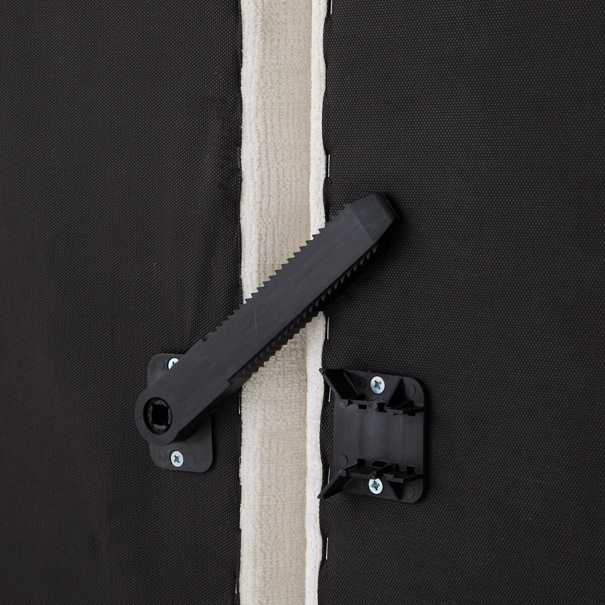 LA REDOUTE INTERIORS<br>Banco modular de getextureerd fluweel, Malo