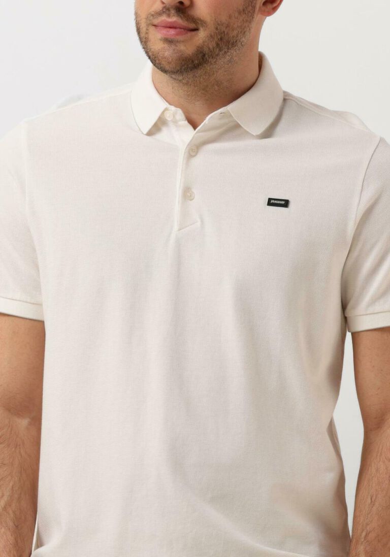 VANGUARD ecru vanguard polo short sleeve polo pique waffle structure