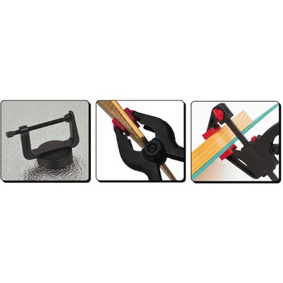 Kit de pinces à serrage rapide, 16 pièces