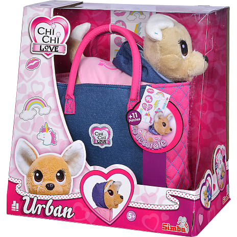 Chi Chi Love Urban chihuahua plyshund med taske