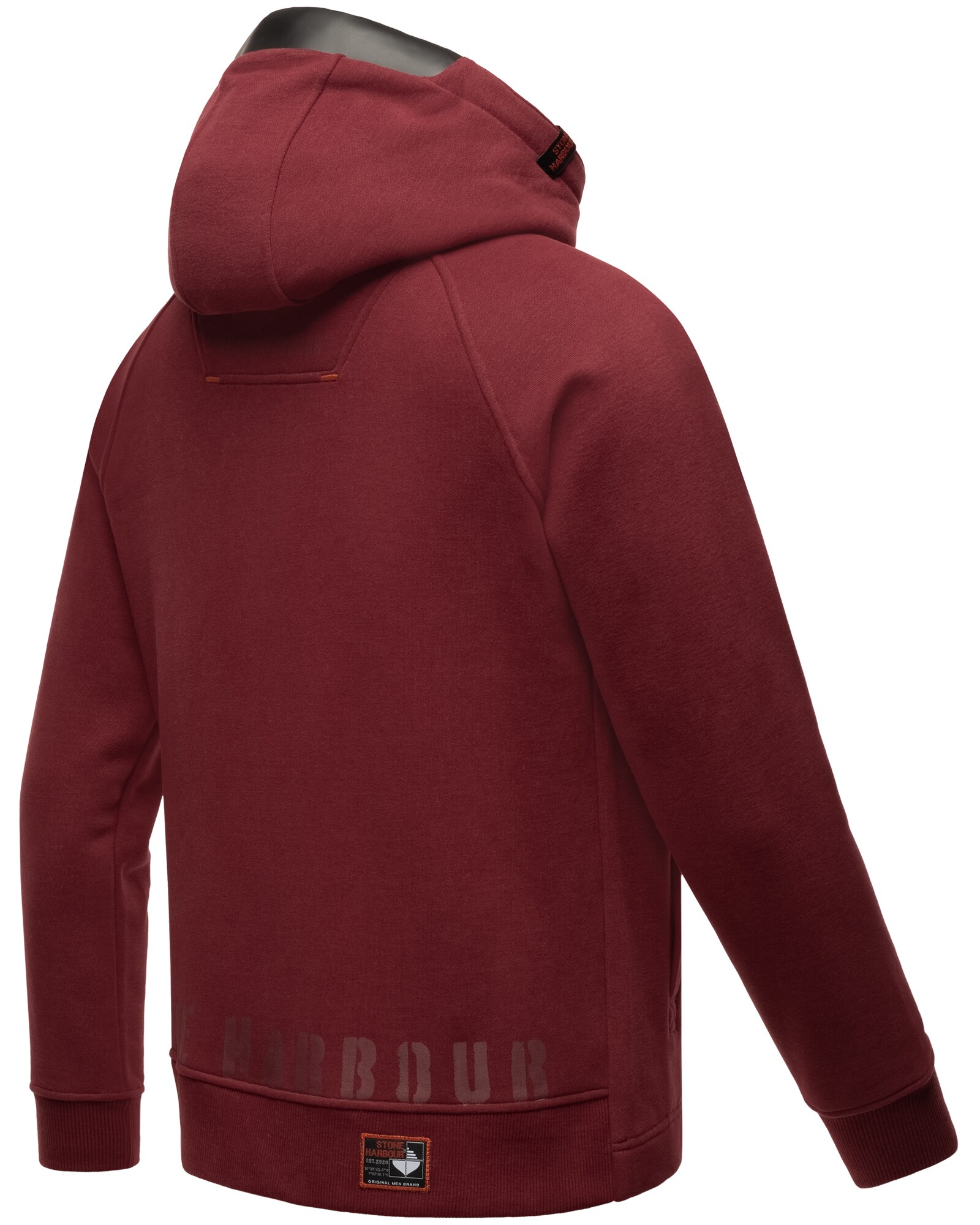 STONE HARBOUR Herren Kapuzensweatjacke sportliche Sweatjacke mit Logoprint und Kapuze Finn Luca