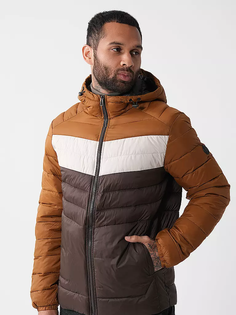 JACK & JONES Steppjacke JJESPRINT  braun