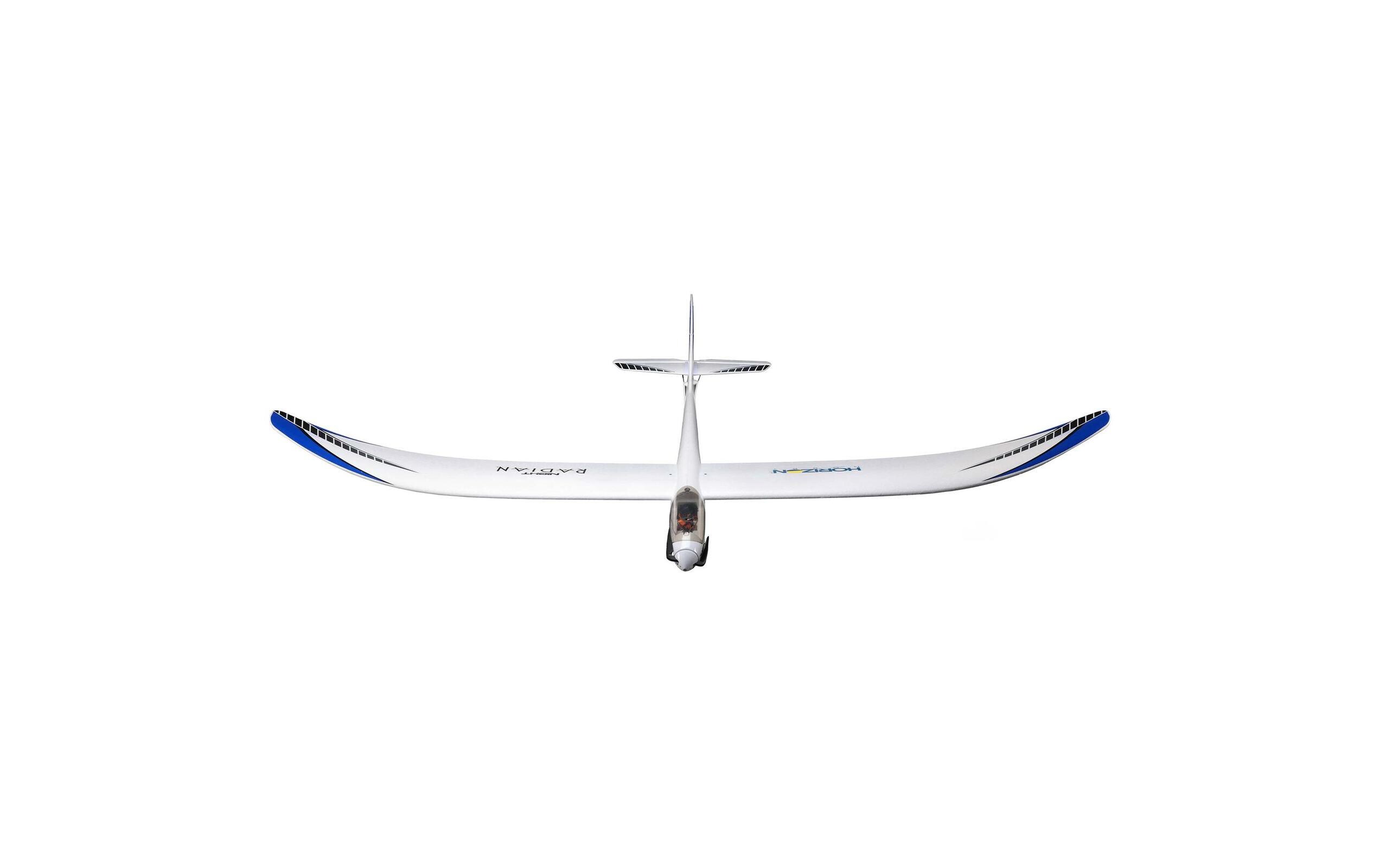 Motorsegler Night Radian 2000 mm BNF Basic<br>Elektrosegler mit Nachtflug-Beleuchtung und AS3X Technologie