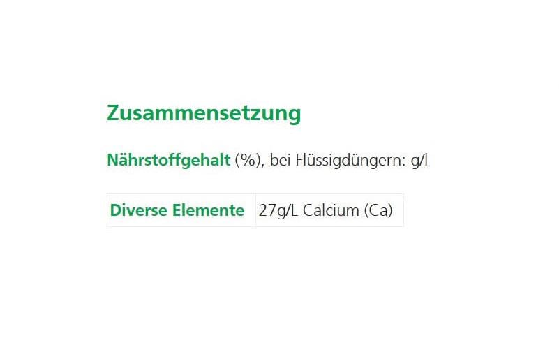 Flüssigdünger Calcium plus, 0,5 lCalcium-Blattdünger