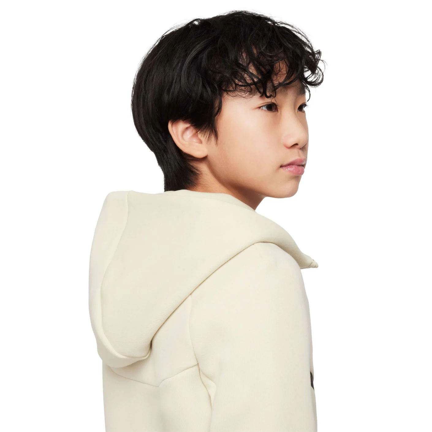Nike Tech Fleece Sportswear Vest Kids Gebroken Wit Zwart