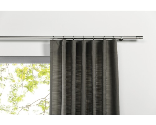 Gordijn met gordijnband, balans taupe, 135x245 cm