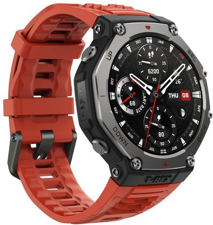 Amazfit - T-Rex 3 - Smartwatch - Zwart - Roestvrijstaal - Waterbestendig tot 100 meter