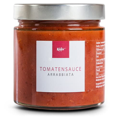 Käfer Tomatensauce Arrabbiata