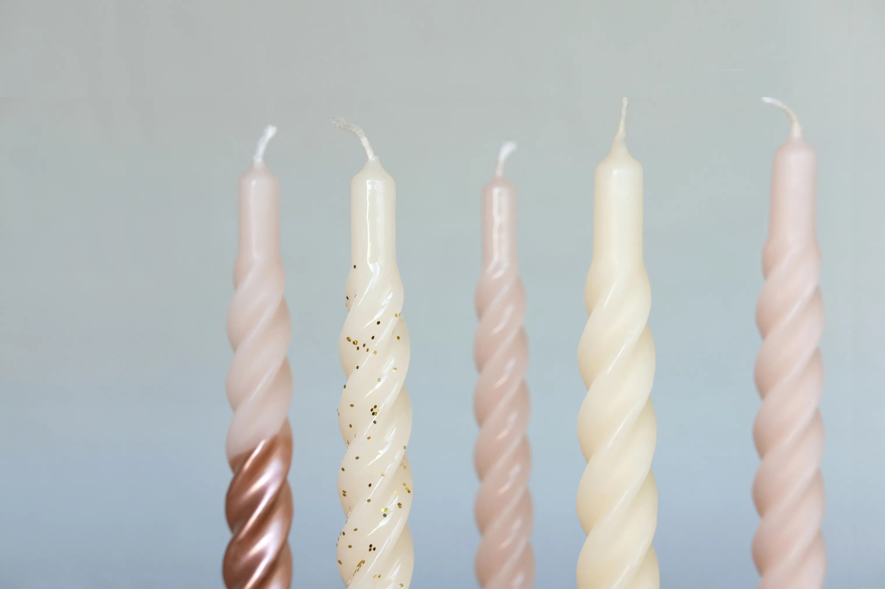 Candles with a twist Lys - 6 stk.