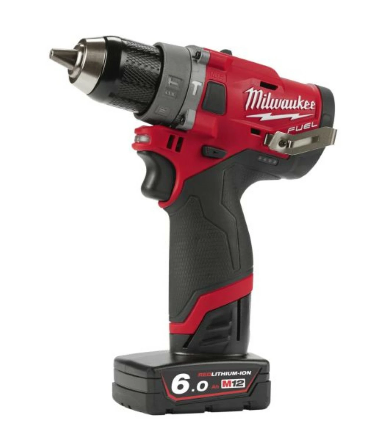 Milwaukee M12 FPP2A2-402X 12V Li-ion accu slagboormachine (FPD2-0) en slagschroevendraaier (FID2-0) combiset (2x4.0Ah) in HD Box