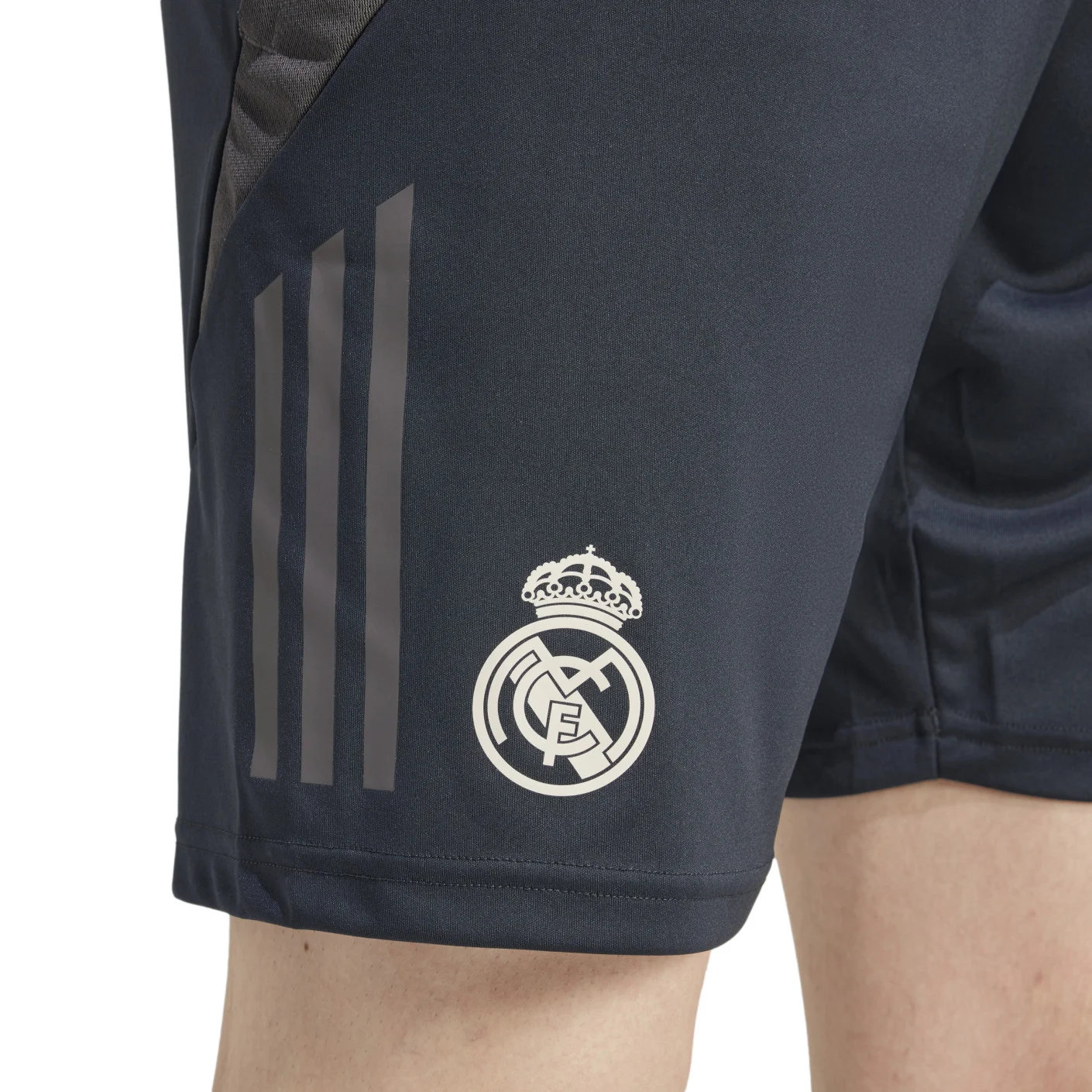adidas Real Madrid Trainingsset Europees 2024-2025 Beige Donkergrijs Bruin