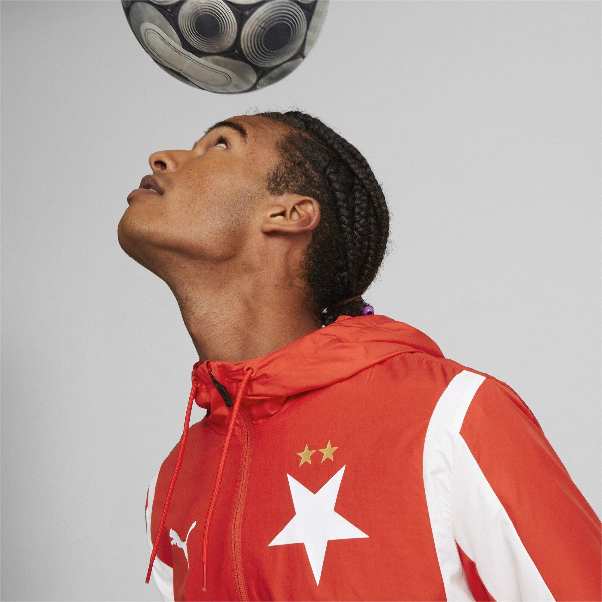Puma Slavia Prague Match Woven Anthem Jacket 2023 2024 Adults