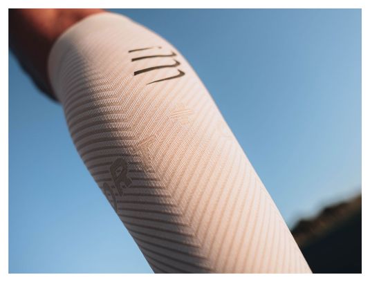 Manchons de Compression Compressport R2 Oxygen Blanc