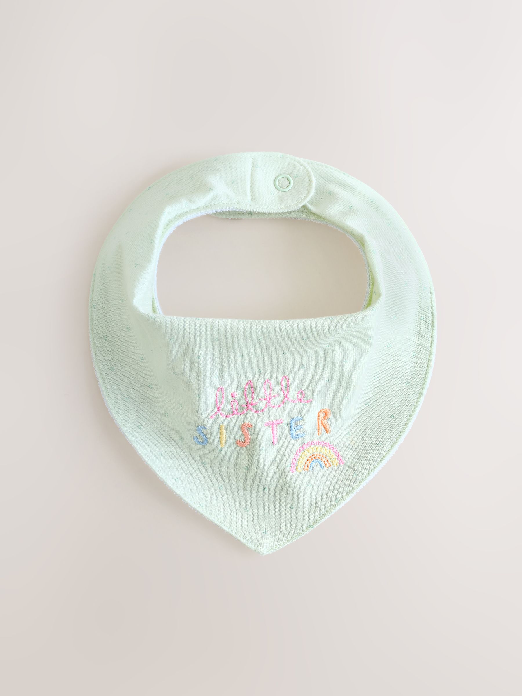 Saliegroene zus - 2 Babyslabbetjes Family