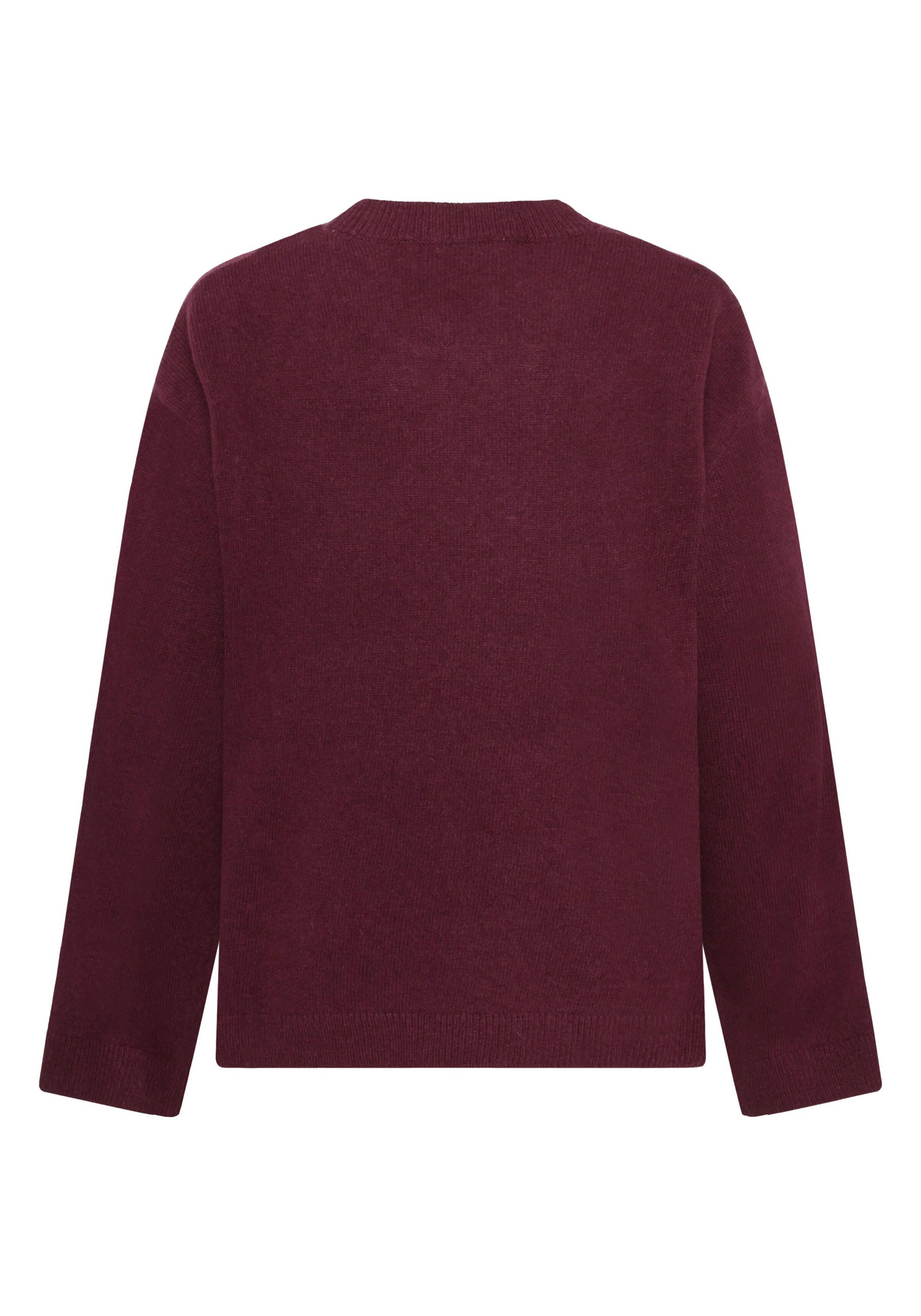 Knowledge Cotton Apparel Strickpullover Lambswool Crew Neck Knit Fig