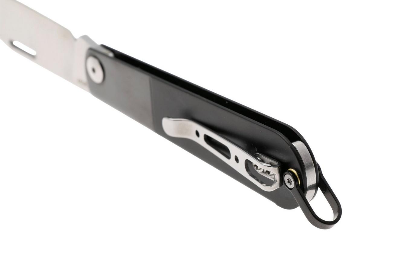 Real Steel Barlow RB-3 8342B, Satin 12C27, Black Stainless Steel zakmes