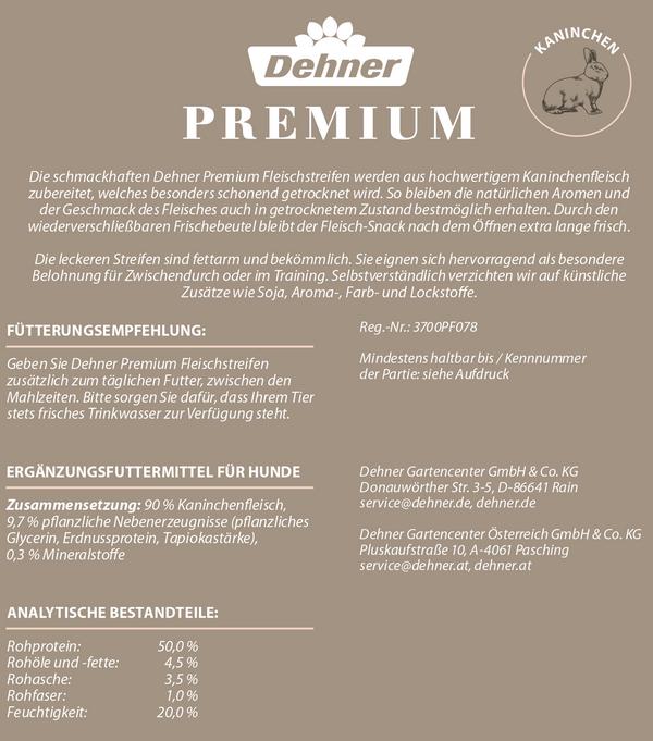 Dehner Premium Hundesnack Fleischstreifen