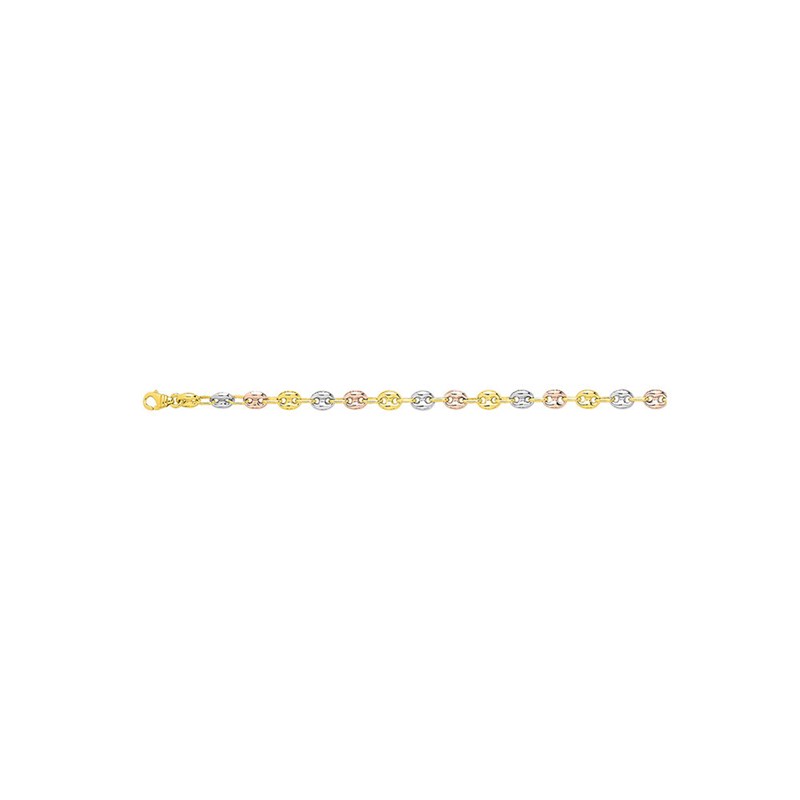 Chaîne mixte - Or 18 Carats