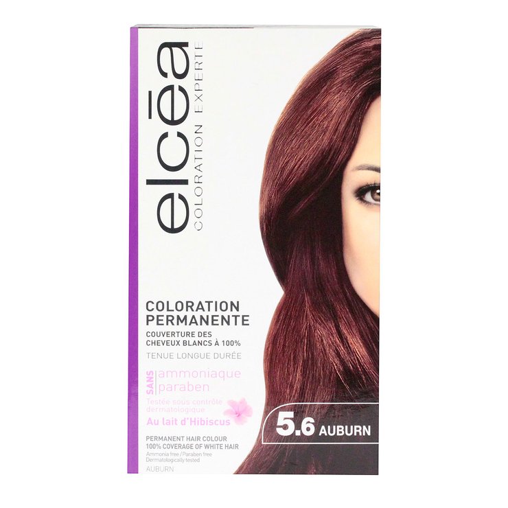 Coloration permanente couleur 5.6 auburn