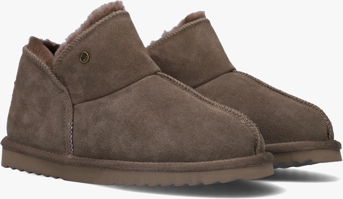 WARMBAT taupe warmbat pantoffels willow