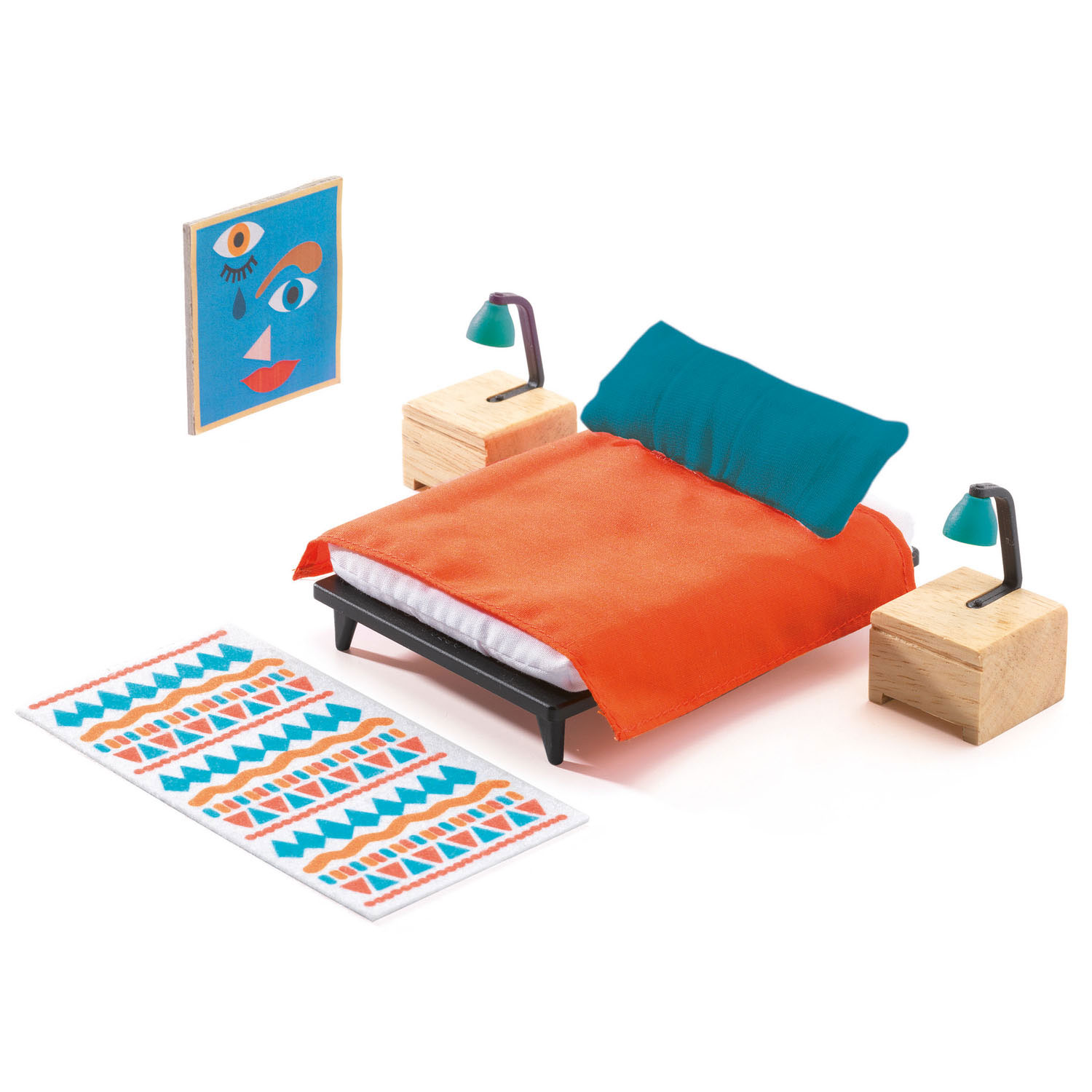 Djeco City HouseHouten Poppenhuis incl. Meubels
