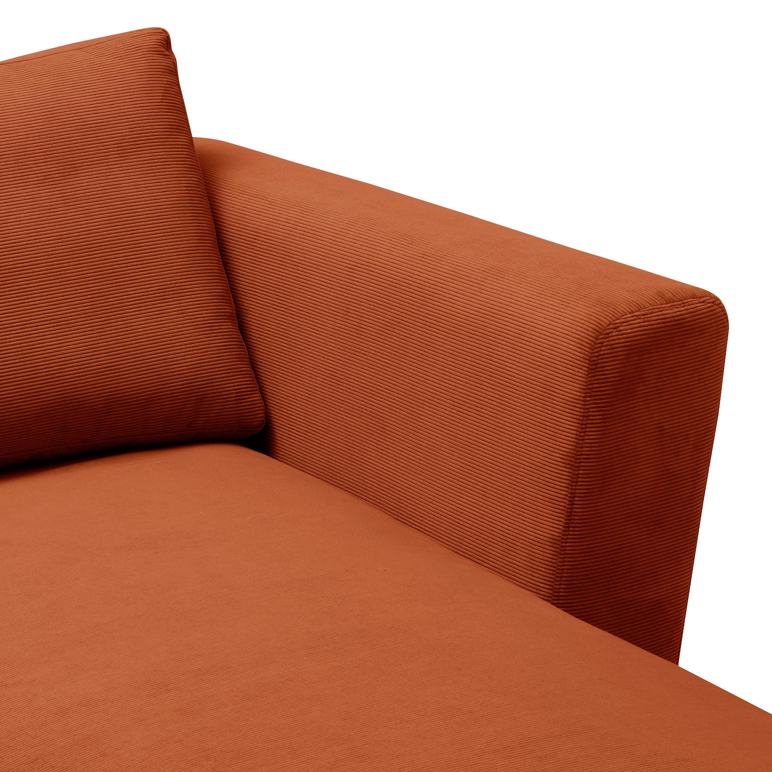 DIENER Ecksofa - Bronze / B: 235.0 cm x T: 156.0 cm x H: 81.0 cm