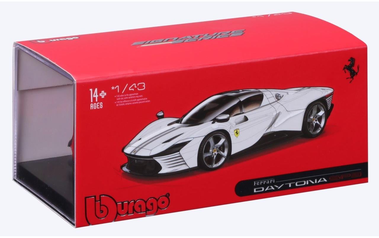 Ferrari Daytona SP3 Weiss 1:43Sammlermodell im Massstab 1:43