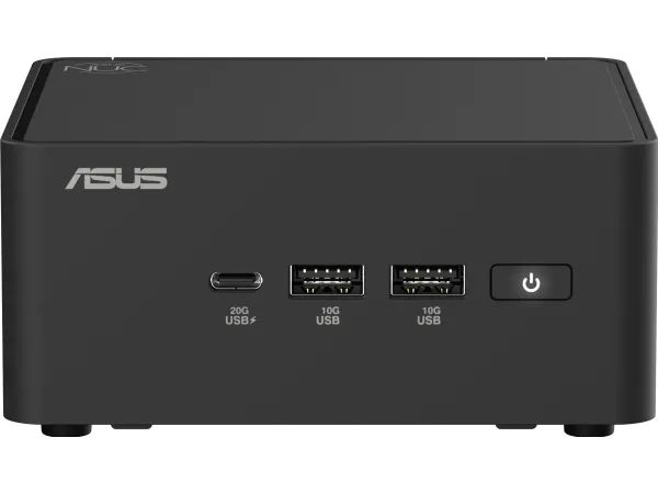 ASUS NUC 15 Pro Tall Kit RNUC15CRHU700002 - Barebone - mini PC 1 x Core Ultra 7 255H / op til 5.1 GHz - RAM 0 GB - Arc Graphics 140T - IEEE 802.11ax (Wi-Fi 6), IEEE 802.11be (Wi-Fi 7), Bluetooth 5.4 - sort